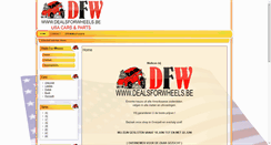Desktop Screenshot of dealsforwheels.be